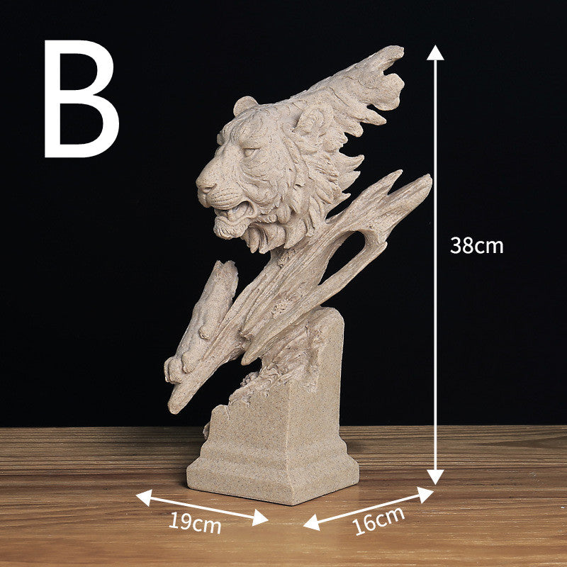Nordic Horse Eagle Head Ornaments Home Accessories Crafts