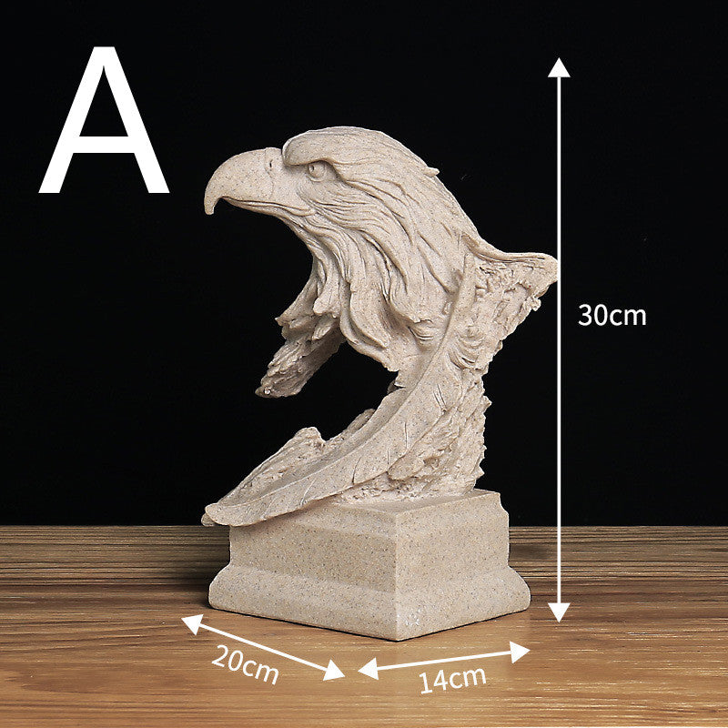 Nordic Horse Eagle Head Ornaments Home Accessories Crafts