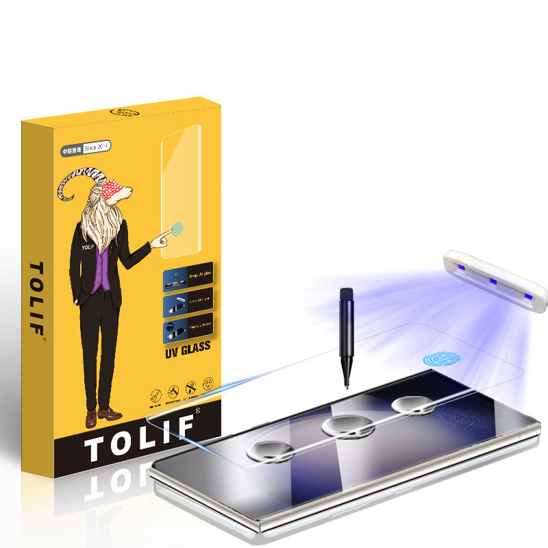 Suitable For Samsung UV Tempered Film S22Ultra Film S23Ultra Mobile Phone Samsung Tempered Film S21Ultra