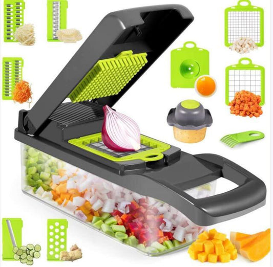 12 In 1 Manual Kitchen Gadgets Vegetable Cutter