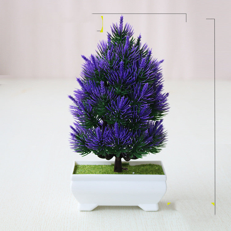 Simulation Plant Small Tree Home Accessories Plastic Flowerpot