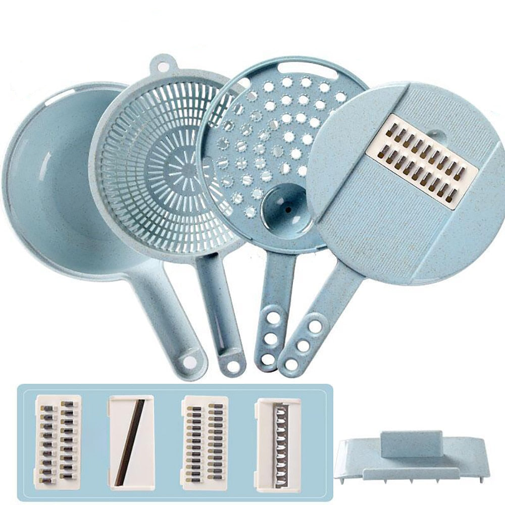 Vegetable Slicer Potato Peeler Carrot Onion Grater With Strainer