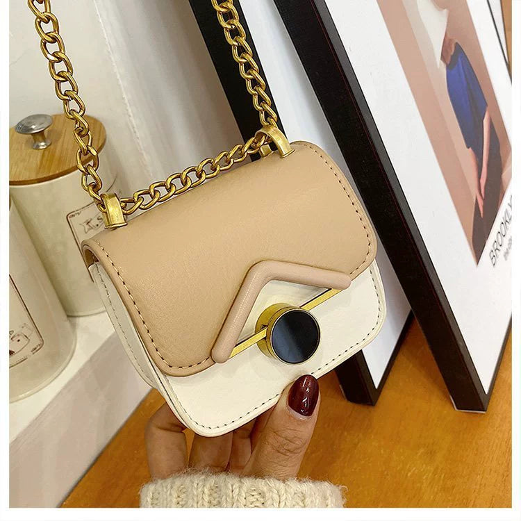 Niche Design Texture Bag Women 2023 New Fashion Messenger Bag Mini Lipstick Bag Shoulder Chain Small Square Bag