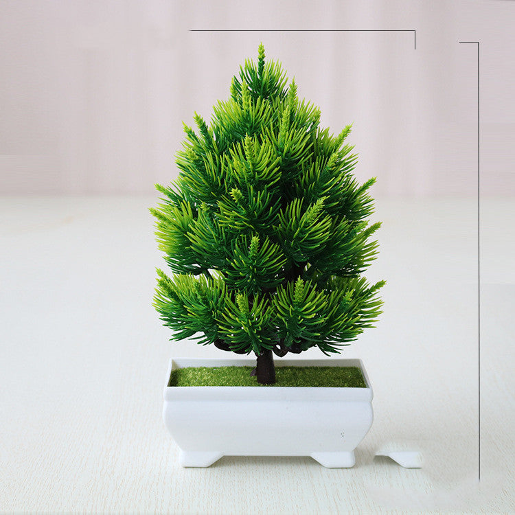 Simulation Plant Small Tree Home Accessories Plastic Flowerpot