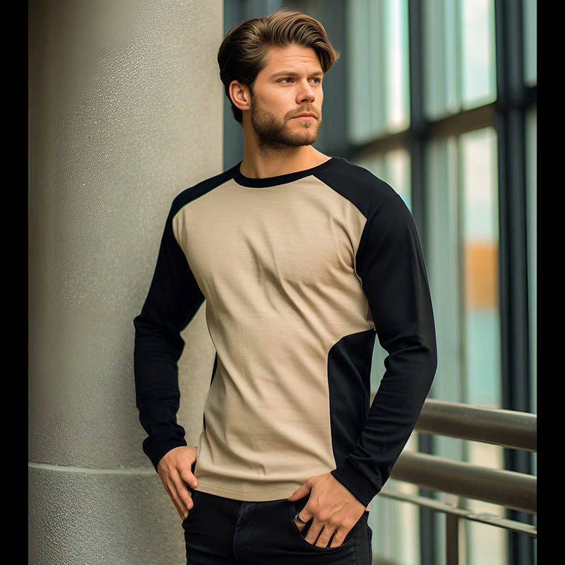 Autumn And Winter New Long Sleeve T-shirt Men