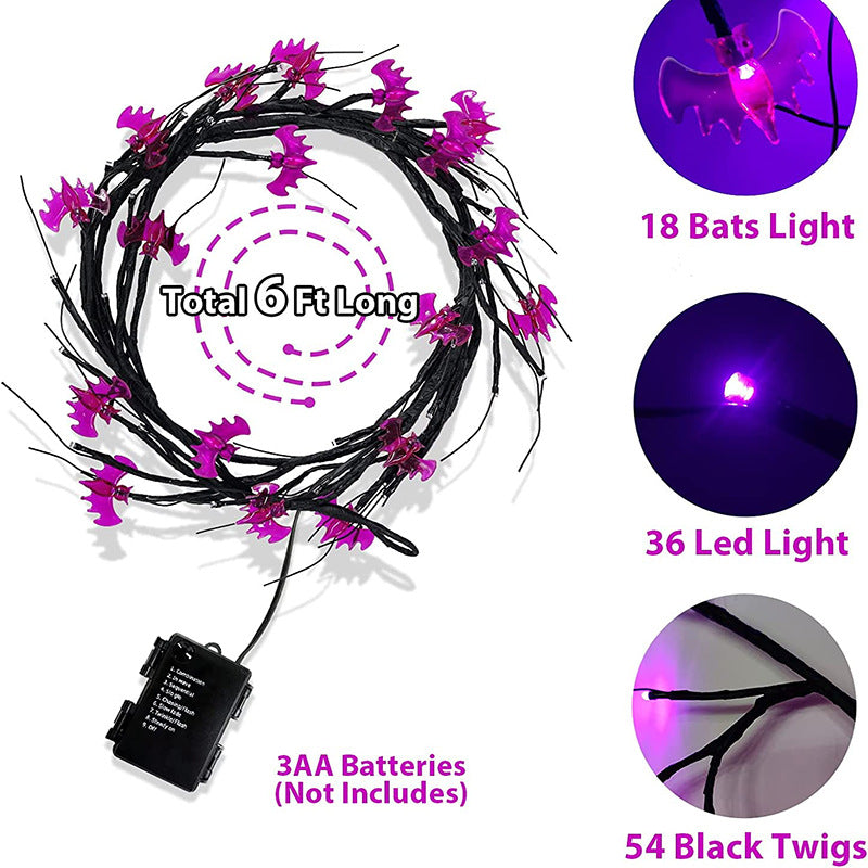 Arrange Halloween Rattan Light LED