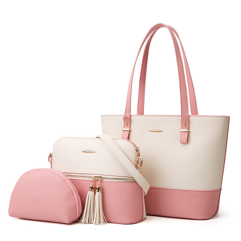 Three-piece Set One-shoulder Diagonal Handbag