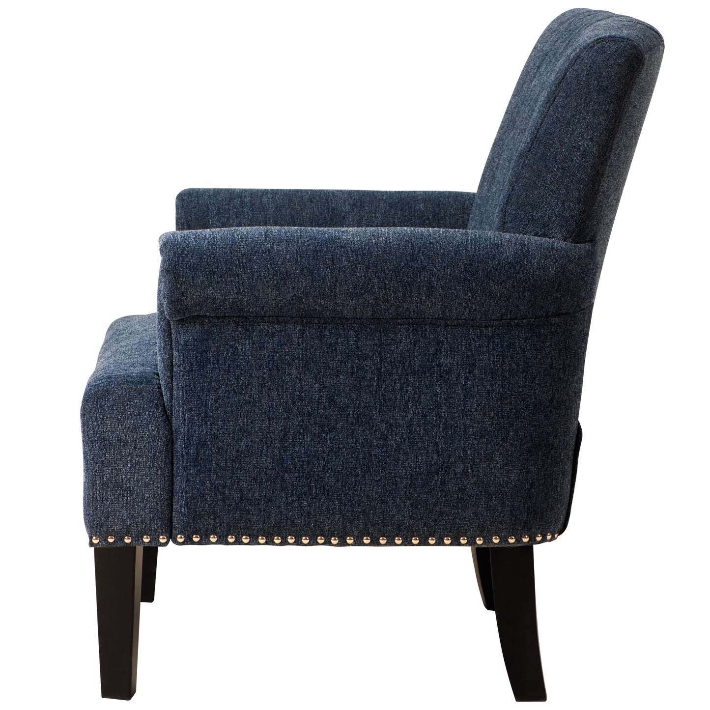 Accent Rivet Tufted Polyester Armchair