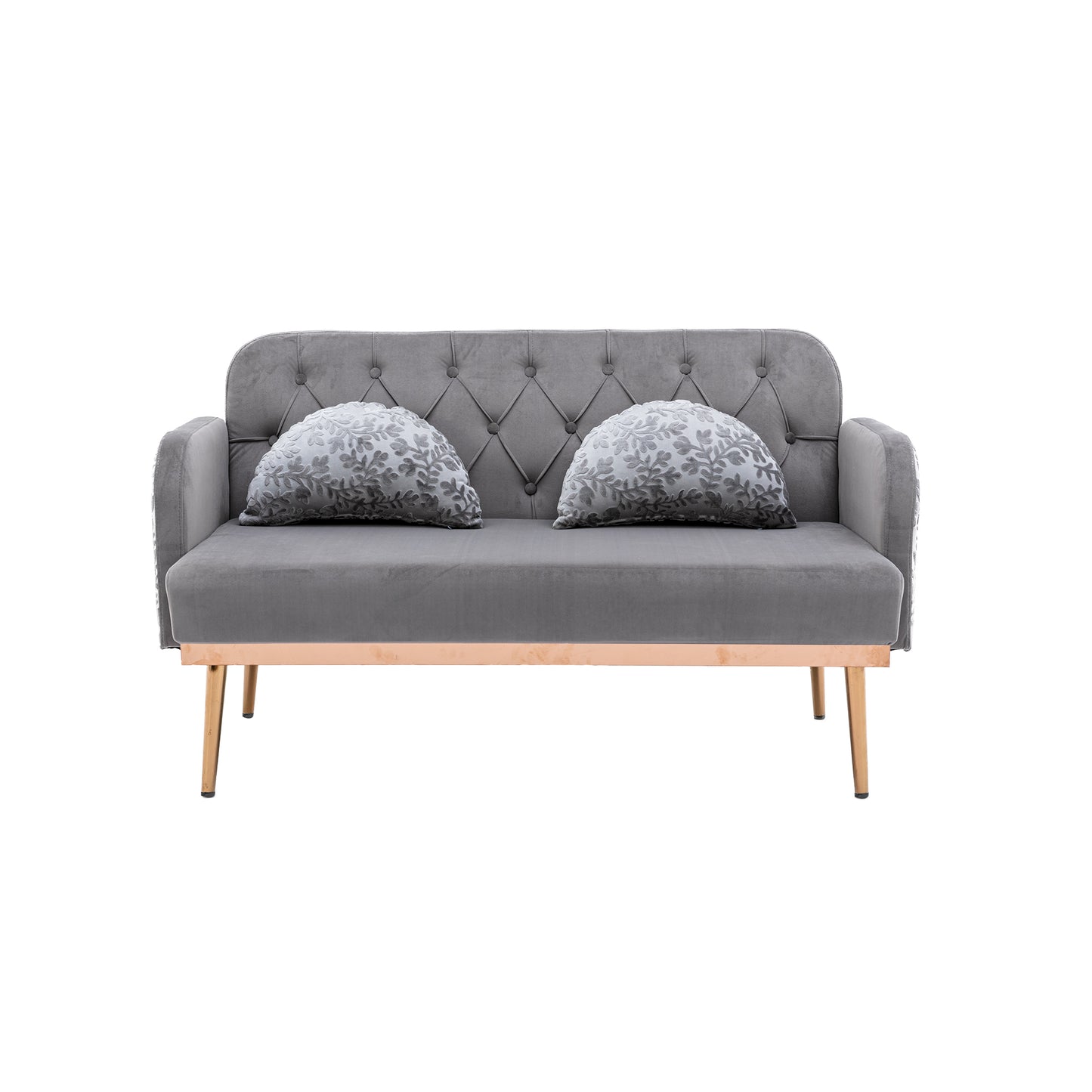 COOLMORE  Velvet  Sofa , Accent sofa .loveseat sofa with metal feet