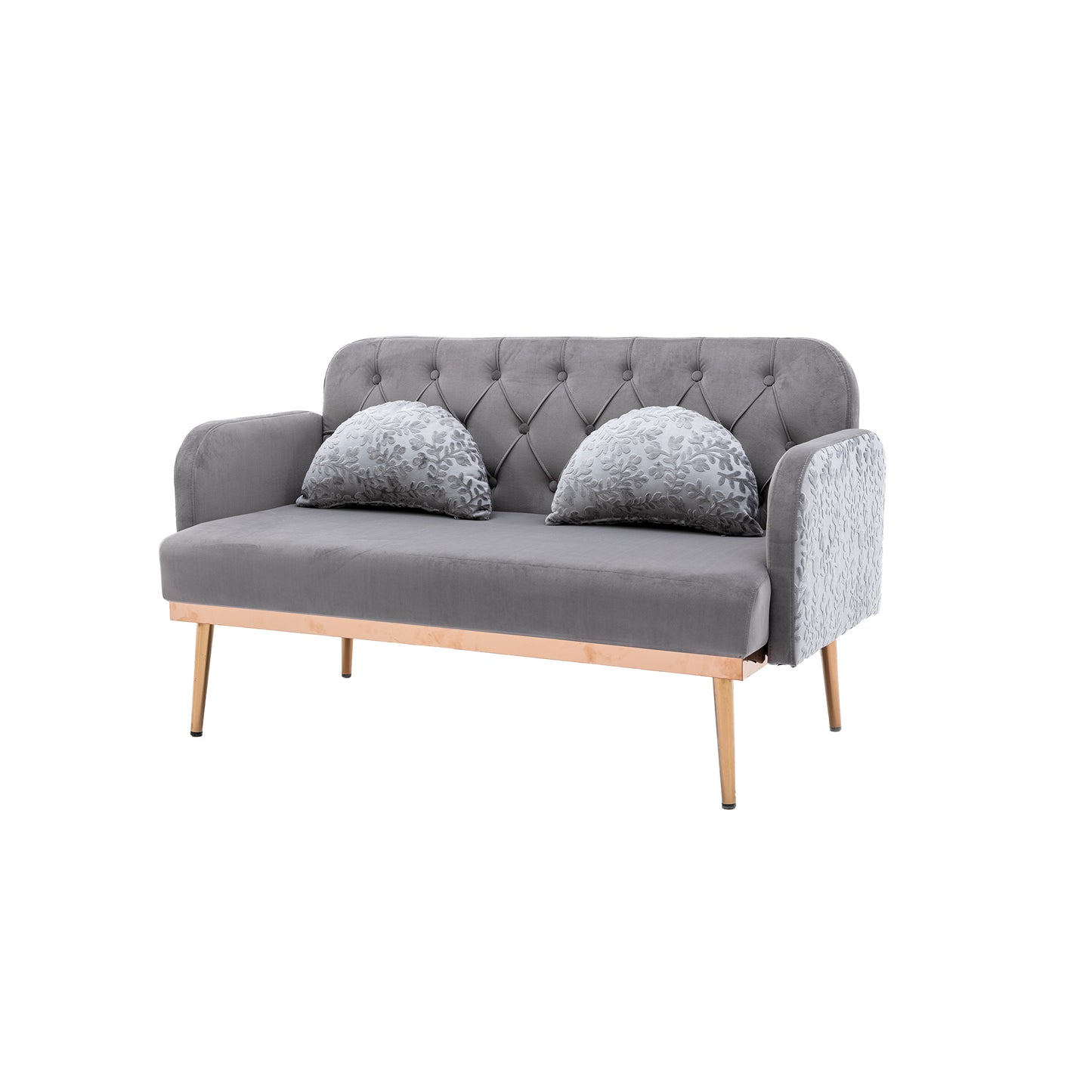 COOLMORE  Velvet  Sofa , Accent sofa .loveseat sofa with metal feet