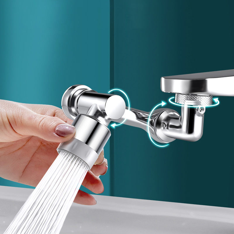 Rotatable Multi-function Faucet Adapter for Bathroom